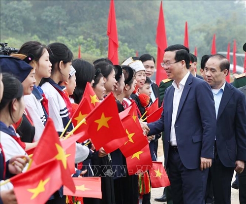 Chủ tịch nước Võ Văn Thưởng phát động Tết trồng cây “Đời đời nhớ ơn Bác Hồ” Xuân Giáp Thìn 2024 tại Tuyên Quang